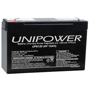 Bateria Selada VRLA 6V 120Ah F187 UP6120 ? Unipower