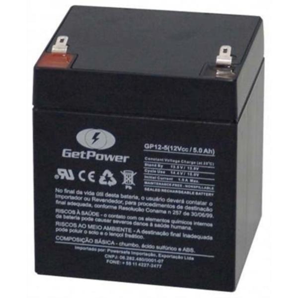 Bateria Selada Vrla (Agm) GetPower 12v 5,5ah - Get Power