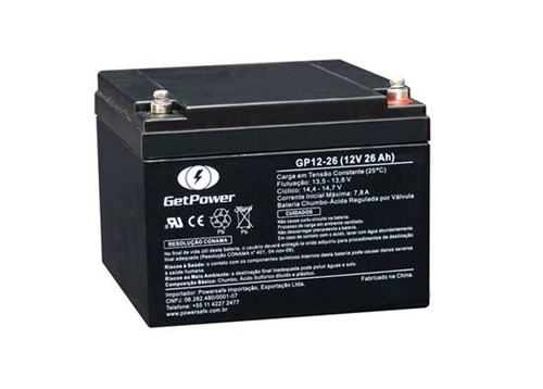 Bateria Selada Vrla (Agm) GetPower 12v 26s Ah - Get Power