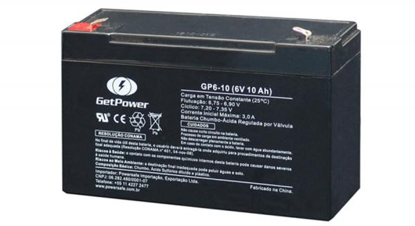 Bateria Selada Vrla (Agm) GetPower 6v 10ah - Get Power