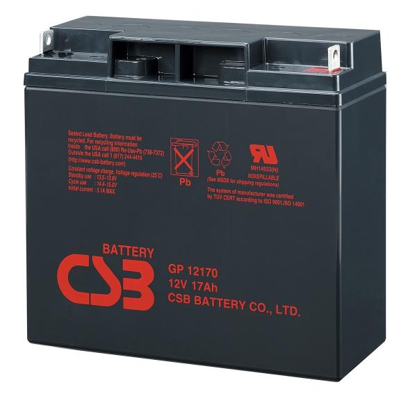 Bateria Selada Vrla Csb 12v 17ah - Nobreak, Alarme