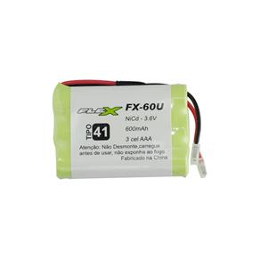 Bateria Telefone Sem Fio 3.6V 600mah 3AAA FX-60U - Flex