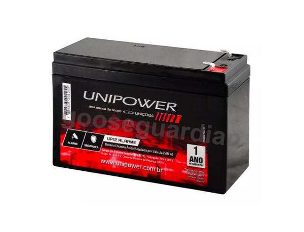 Bateria Unipower 12V 7A ALARME