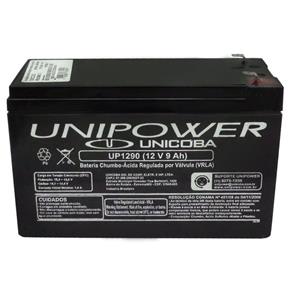 Bateria Unipower 12v 9ah Alarmes Cercas Nobreak