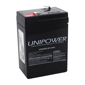 Bateria Unipower Up645Seg 6V 4.5Ah para Segurança/ Nobreak