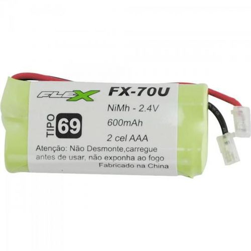 Bateria Universal para Telefone Sem Fio 600mah 2,4v Fx-70u F