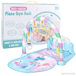 Bebê Pedal Piano Toy Gym Tapete com teclado de piano de Fitness esteira do jogo Toy Musical Interativo bonito Playmate animal