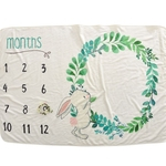 Bebê recém-nascido Chic Único relógio e calendário Blanket Foto Prop Fotografia Blanket