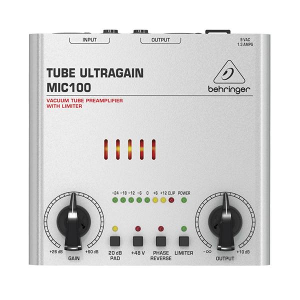Behringer - Pré Amplificador Ultra Gain Pró MIC100