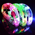 Bell Piscando Sensorial LED Light Pandeiro Shaking Toy Evening Party Stage Prop