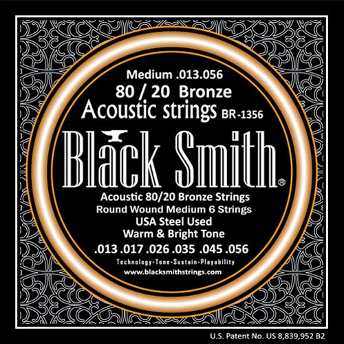Black Smith 80/20 Bronze Br-1356 - Encordoamento P/ Violão