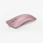 Bluetooth 5,0 + 3,0 + 2.4 G Três modo mudo Mouse recarregável ultra-fina de alumínio rato sem fios