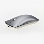 Bluetooth 5,0 + 3,0 + 2.4 G Três modo mudo Mouse recarregável ultra-fina de alumínio rato sem fios