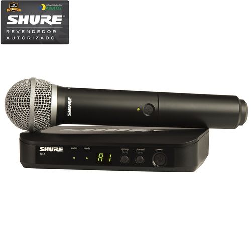 Blx24br/pg58 M15 Shure - Sistema de Microfone Sem Fio