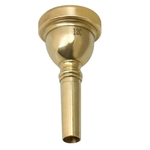 Bocal de trombone 12C de alta qualidade banhado a ouro para acessórios de trombone
