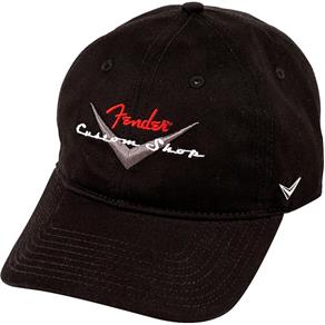 Boné Custom Shop Baseball Hat Preto Fender - PRETO - ÚNICO