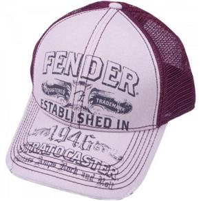 Boné Logo Stratocaster Trucker FENDER - ÚNICO
