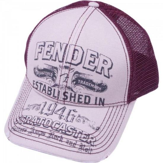 Boné Logo Stratocaster Trucker FENDER