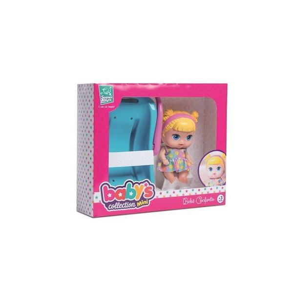 Boneca Babys Collection Mini Bebe Conforto - Super Toys