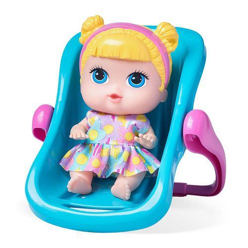 Boneca Babys Colletion Mini Bebe Conforto Loira - Super Toys