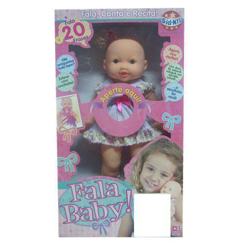 Boneca Fala Baby - 385 - Sidnyl