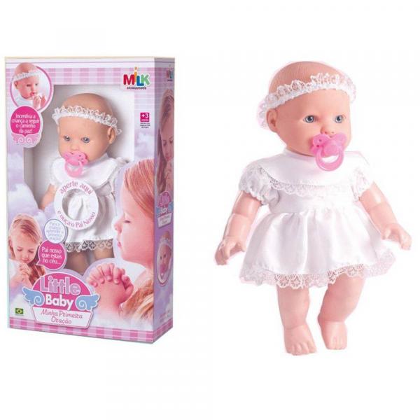 Boneca Infantil Bebê Milk Oração - Milk Brinquedos Ref. 344