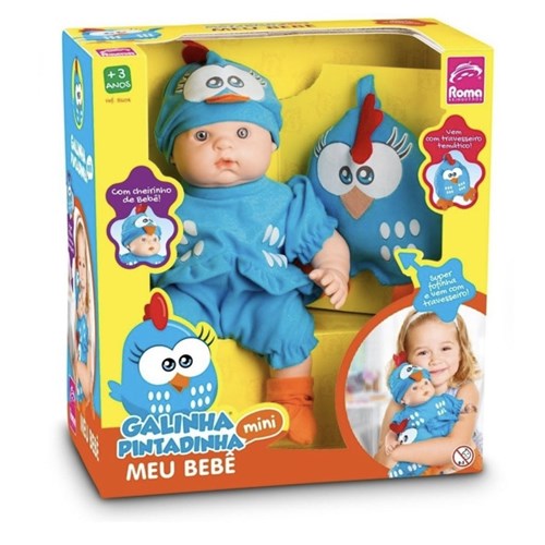 Boneca Meu Bebê - Galinha Pintadinha 34Cm - Roma Brinquedos