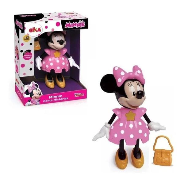 Boneca Minnie Conta Historia 25 Cm - Disney Junior - Elka
