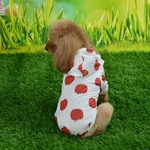 Redbey Bonito Padrão Sun Prova De Roupa Casaco Com Capuz Respirável Para Verão Animais Cãe