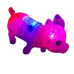 Bonito que anda Electric Music Pig Toy Led Light Toy lanterna Brilho Electronic Animais