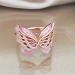Borboleta Anel Forma Handmade anel Presentes para festa de jóias para mulher