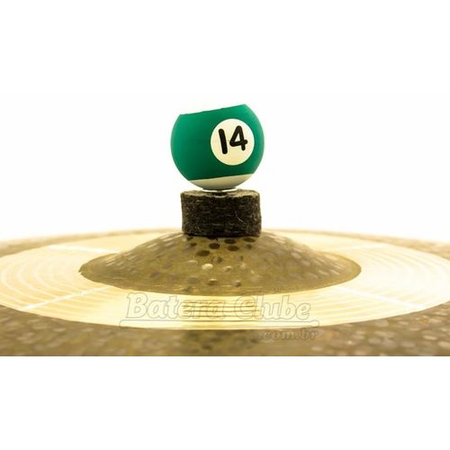 Borboleta Tribal Percussion Bola de Sinuca Nº 14 Verde para Estantes de Prato 8mm Kit com 1 Unidade