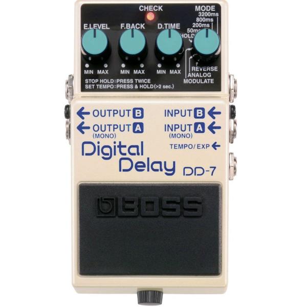 Boss - Pedal Digital Delay para Guitarra DD7