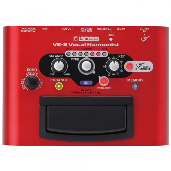 Boss VE-2 Vocal Harmonist Pedal Processador de Voz