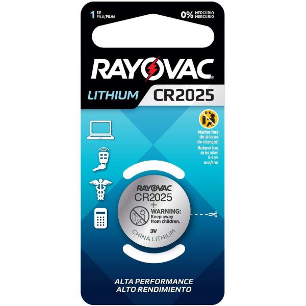 Botao CR2025 3V. Lithium (10783094031538) - Rayovac