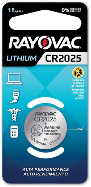 Botao CR2025 3V. Lithium (10783094031538) - Rayovac