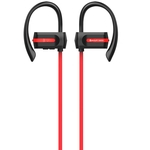 BOUPOWER sem fio Bluetooth 4.1 In-ear Earbuds suor à prova Stereo Headset com microfone para Sports, Ginásio, Correr preto e vermelho