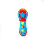 Brinquedo Bebê Microfone Infantil Musical Com Luzes E Sons Azul
