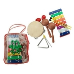 Brinquedo Educativo Musical Kit Percussão Infantil