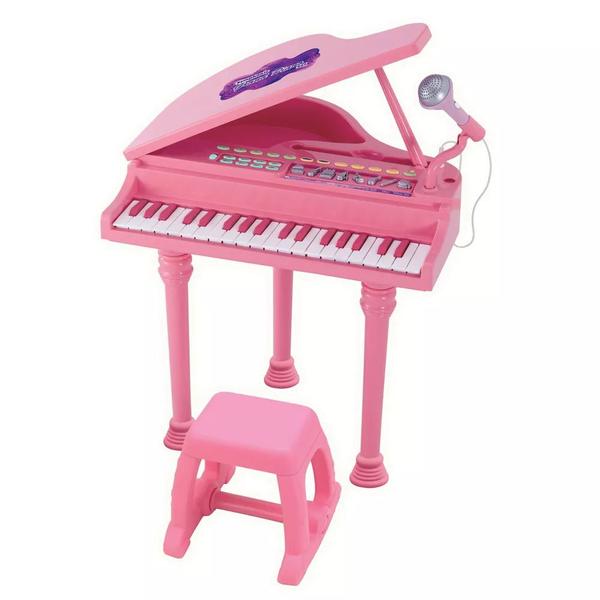 Brinquedo Infantil Instrumento Musical Piano Sinfonia Rosa Yes - Yes Toys