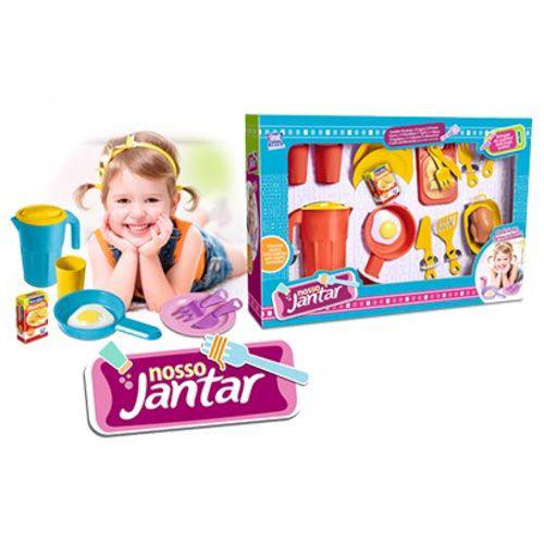 Brinquedo Infantil Jantar com Jarra e Acessórios 18 Peças