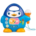 Brinquedo Microfone Infantil Pinguim Musical Winfun