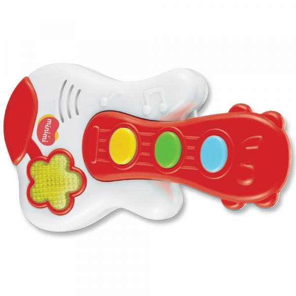 Brinquedo Musical - Guitarra do Bebê - Vermelho - Minimi - New Toys