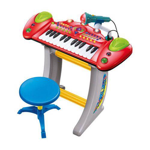 Brinquedo Musical Meu Super Teclado Inifantil Dm Toys Dmt5109