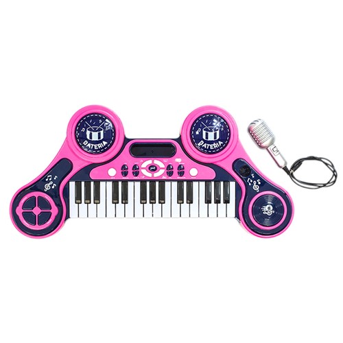 Brinquedo Piano EletrÃ´nico com Microfone - Infantil - Unik Toys Roxo - Roxo - Dafiti