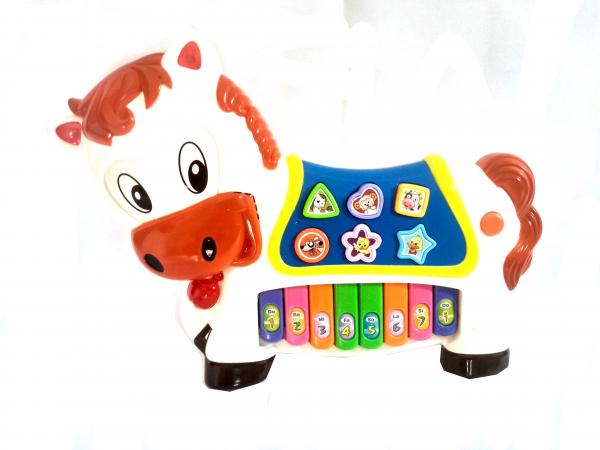 Brinquedo Teclado Musical Infantil - Horse Piano