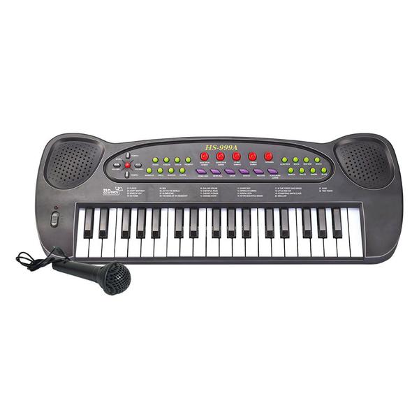 Brinquedo Teclado Musical Infantil Piano com Microfone - Dm