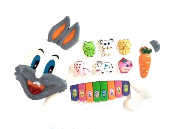 Brinquedo Teclado Musical Infantil - Rabbit Piano