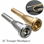 3C Tamanho do metal Bocal Trompete para Yamaha Bach Trumpet Musical Instruments Acessórios Peças Musical instrument accessories