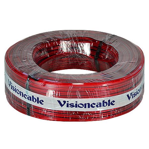 Cabo Cristal 2x16 1.00mm 100 Metros Vermelho - Visioncable